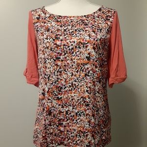 The Limited Elbow Sleeve Top Pink Medium